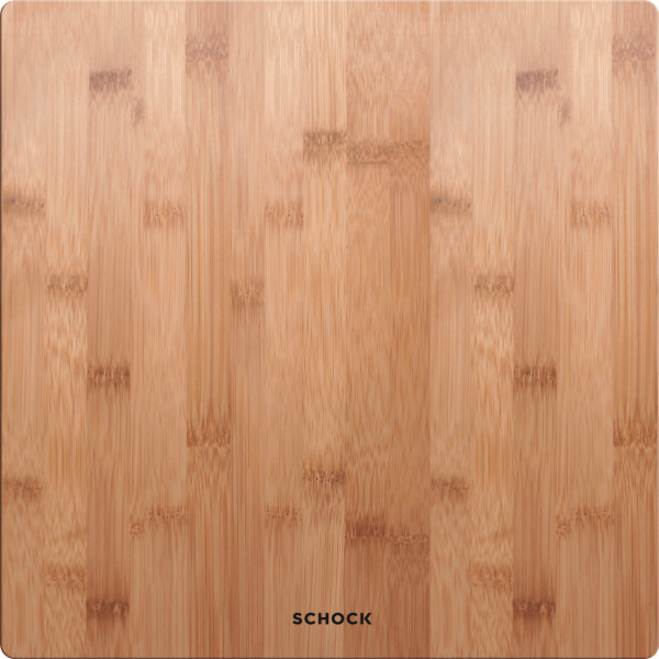 Schock Holzschneidbrett aus Bambus 395 × 395 × 20 mm